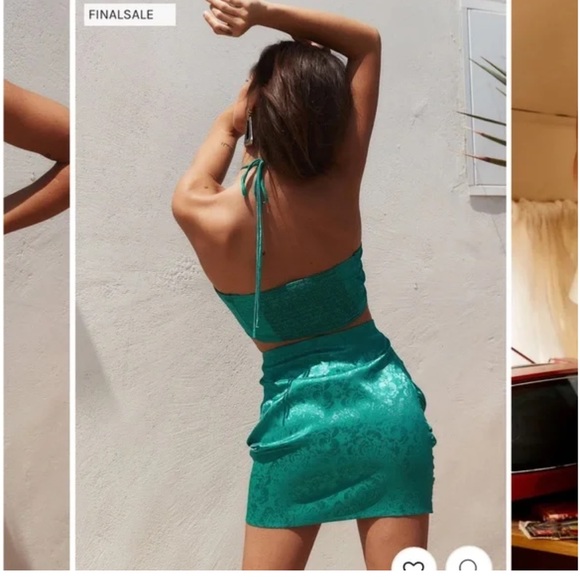 12th Tribe Emerald Green St. Barth’s Skirt (just the skirt) - Picture 2 of 5